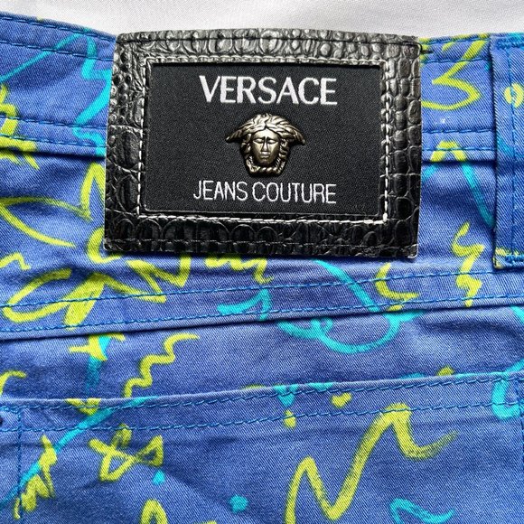 Auc Versace couture high rise medusa head vintage jeans - Picture 4 of 13